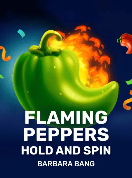 Flaming Peppers Hold and Spin game tile