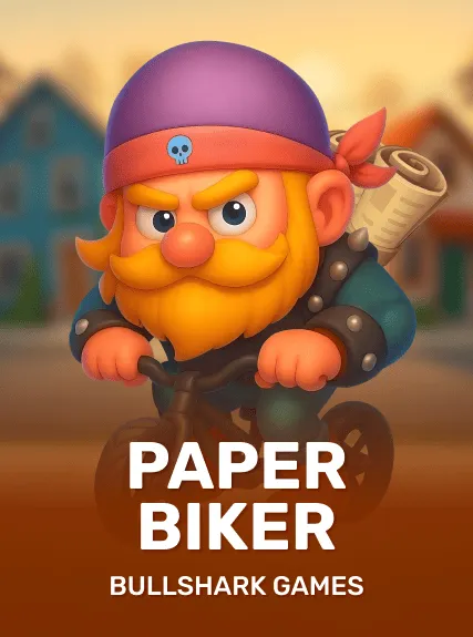 Paper Biker game tile