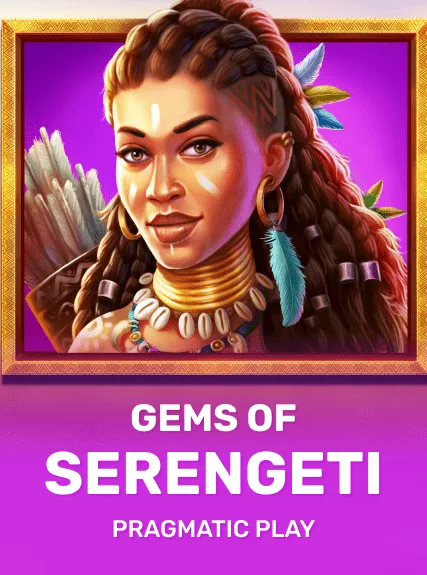 Gems of Serengeti game tile